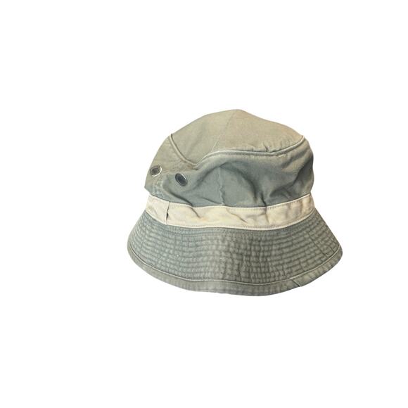 Abercrombie & Fitch Vintage Y2K Bucket Hat - Army Green with White Band - Picture 2 of 6